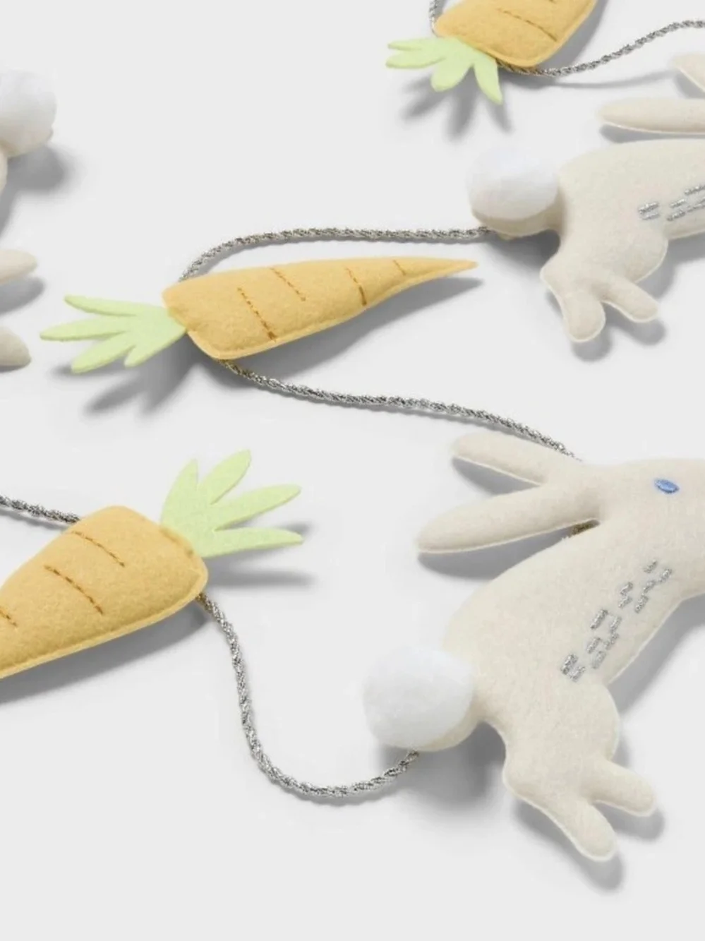 Easter Felt Bunny and Carrot Garland